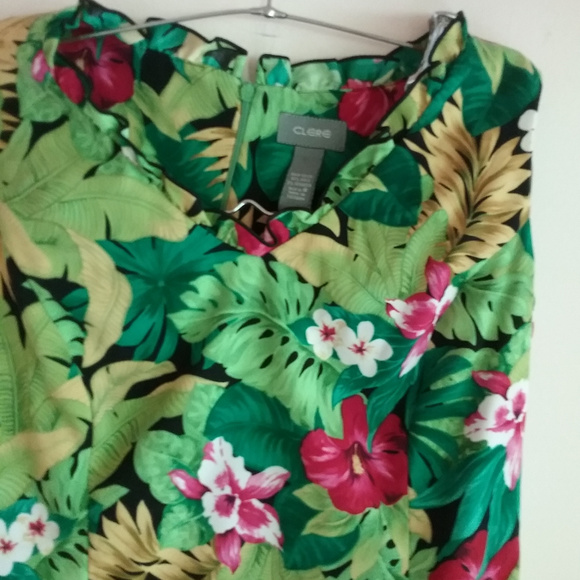 Clere Women's Sleeveless Top & Pants, Multi Color - Picture 2 of 5